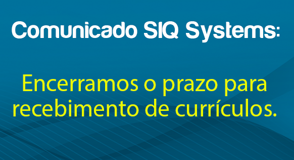 Estamos contratando – prazo encerrado!