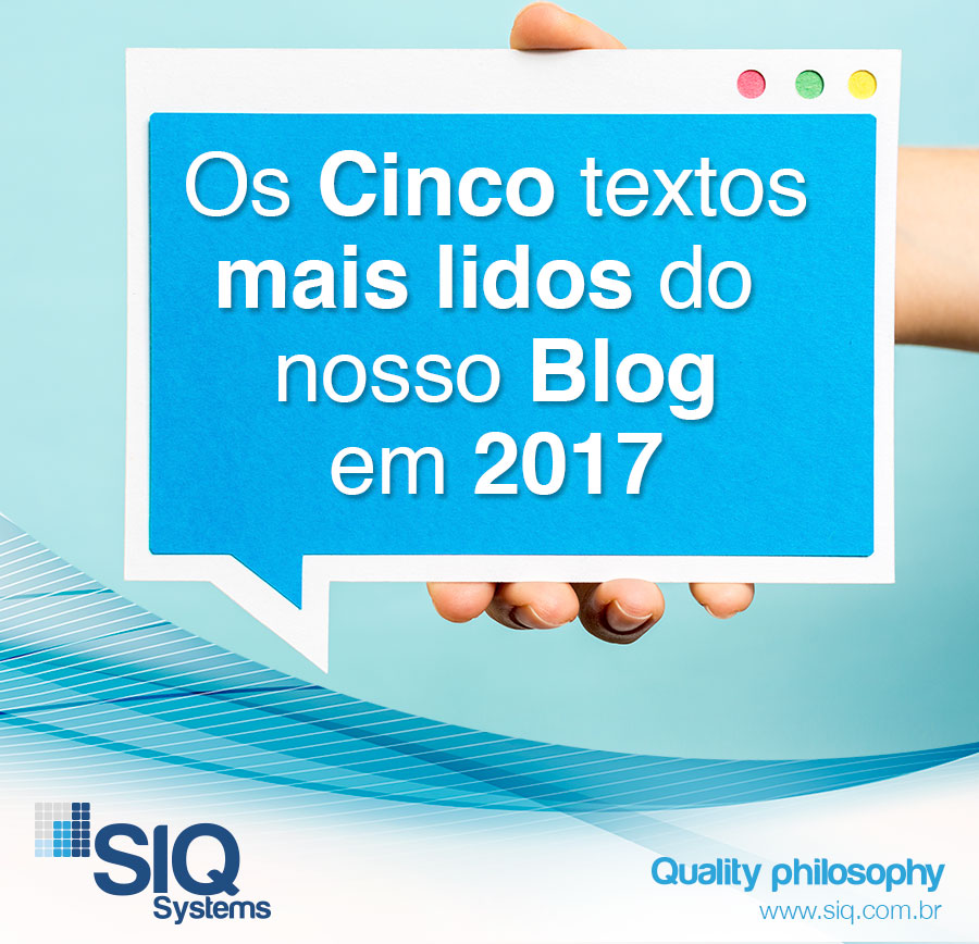 Imagem sobre: Retrospectiva 2017: os conteúdos sobre Gestão da Qualidade mais lidos!